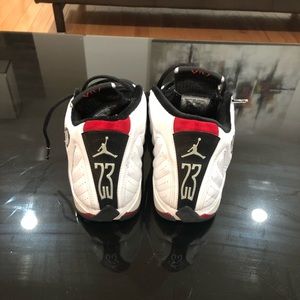 Men’s - Jordan Retro 14 - 10.5 - White/Black/Red